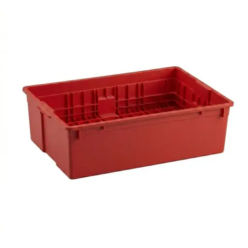 [700212] CAJA ALMACENAMIENTO GRANDE ROJA SIN TAPA