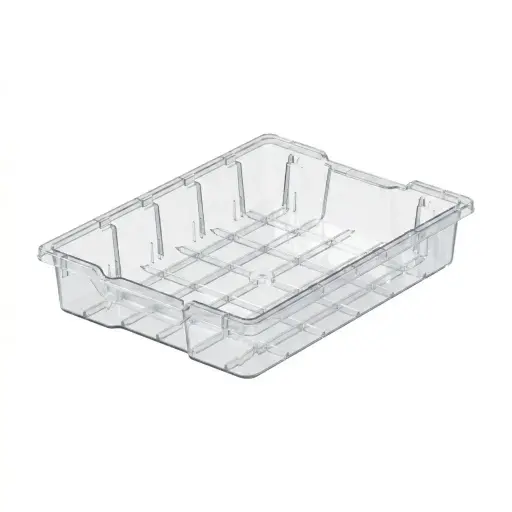 [700218] CAJA ALMACENAMIENTO PEQUENA TRANSPARENETE SIN TAPA
