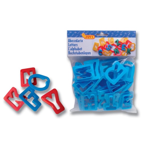 [649357] MOLDES PARA PLASTILINA – ABECEDARIO (26 UNIDADES)