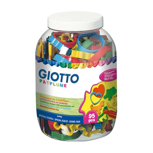 [649356] MOLDES SURTIDOS PARA PLASTILINA GIOTTO PATPLUME