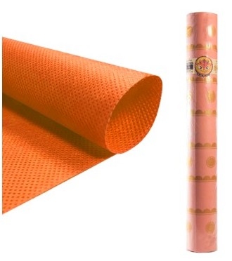 [825461] TELA ROLLO TEJIDO ROYAL BONDY 80X25M NARANJA