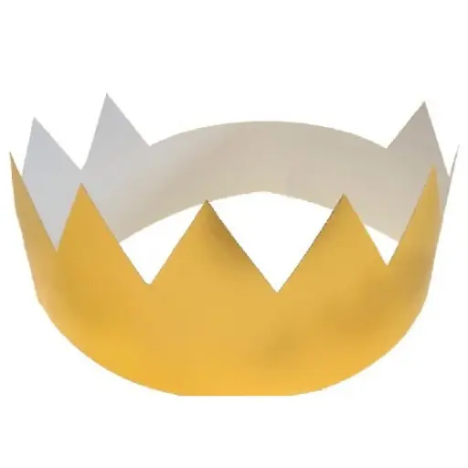 [825470] CORONA DORADA DE REY 10 UDS