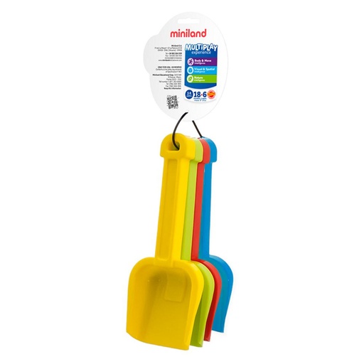[722328] PALAS DE JUGUETE – COLORES SURTIDOS SET DE 4
