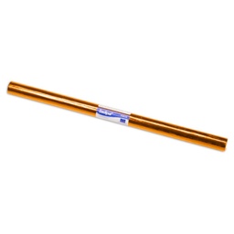 PAPEL CELOFÁN NARANJA INETA ROLLO 50 CM × 65 TREPADO 25HOJAS