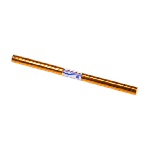 [600101] PAPEL CELOFÁN NARANJA INETA ROLLO 50 CM × 65 TREPADO 25HOJAS