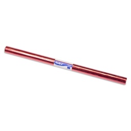 PAPEL CELOFÁN ROJO INETA ROLLO 50 CM × 65 TREPADO 25HOJAS