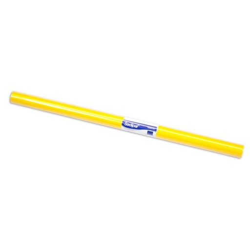[600227] PAPEL CHAROL AMARILLO  ROLLO 50CM×16,25M