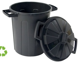 CONTENEDOR DE RECICLAJE 100 LITROS CON TAPA