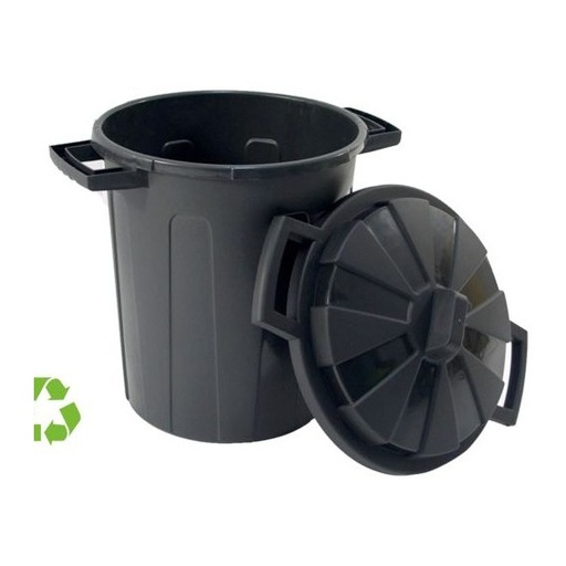 [120402] CONTENEDOR DE RECICLAJE 100 LITROS CON TAPA
