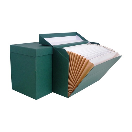 [180730] CAJA DE TRANSFERENCIA KARMAN FOLIO CON FUELLE VERDE