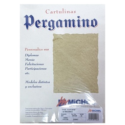 PAPEL PERGAMINO DIN A4 TROQUELADO 125 g/m² PIEL DE ELEFANTE COLOR PERGAMINO PACK 25 HOJAS