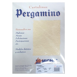 PAPEL PERGAMINO DIN A4 TROQUELADO 150 g/m² COLOR PARCHMENT OCRE PACK 25 HOJAS