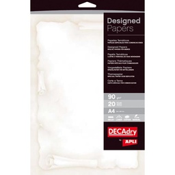 PAPEL A4 TEMÁTICO PERGAMINO 90GR 20 HOJAS