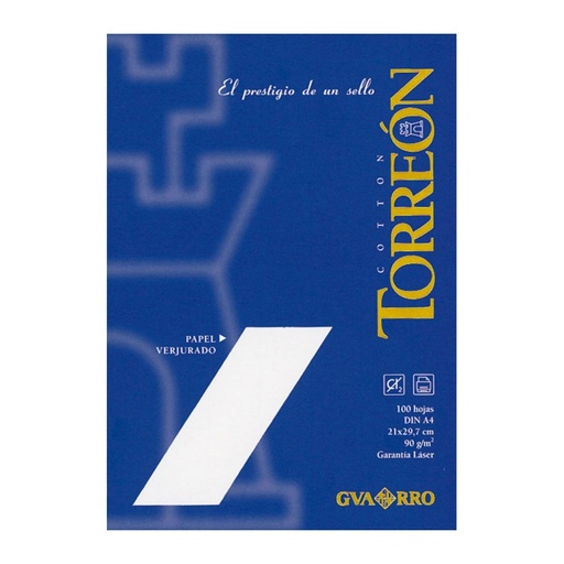 [002276] PAPEL A4 TORREÓN BLANCO 90GR 100 HOJAS