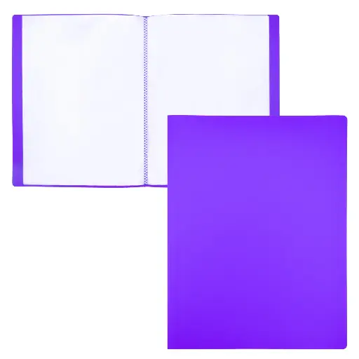[181336] CARPETA DE FUNDAS RAYLU PAPER PREMIUM A4 60 FUNDAS VIOLETA