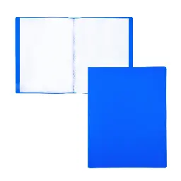 CARPETA DE FUNDAS RAYLU PAPER PREMIUM A5 10 FUNDAS AZUL