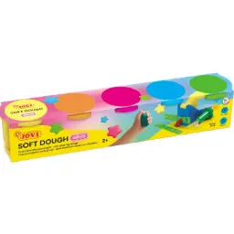 PASTA DE MODELAR BLANDIVER 5 COLORES NEÓN ×110 GRAMOS