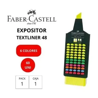 [825383] FABER-CASTELL EXPOSITOR 60 MARCADORES