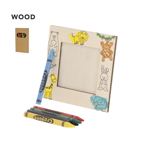 [825187] MARCO DE FOTOS MADERA 11x11CM