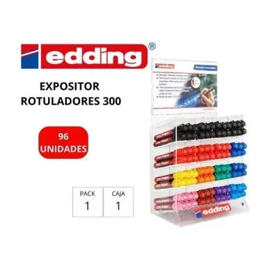 [825936] ROTULADOR EDDING 300 EXPOSITOR 96 UDS