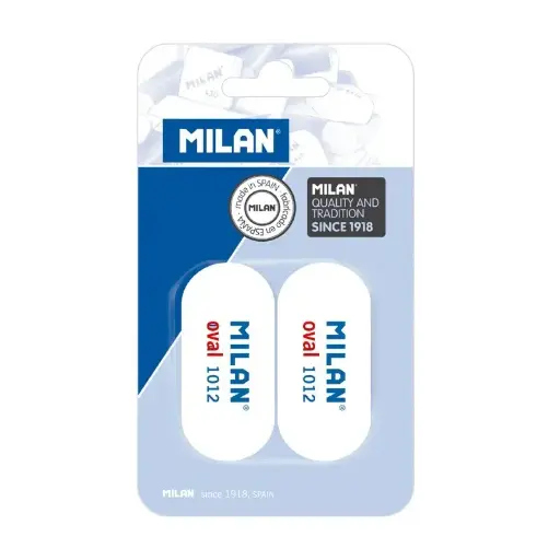 [650012] BLÍSTER MILAN 1012 GOMAS DE BORRAR 2 UDS