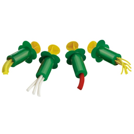 [649292] PRENSA PARA PASTA DE MODELAR SET 4 UDS