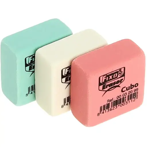[825336] GOMA DE BORRAR FIXO CUBO