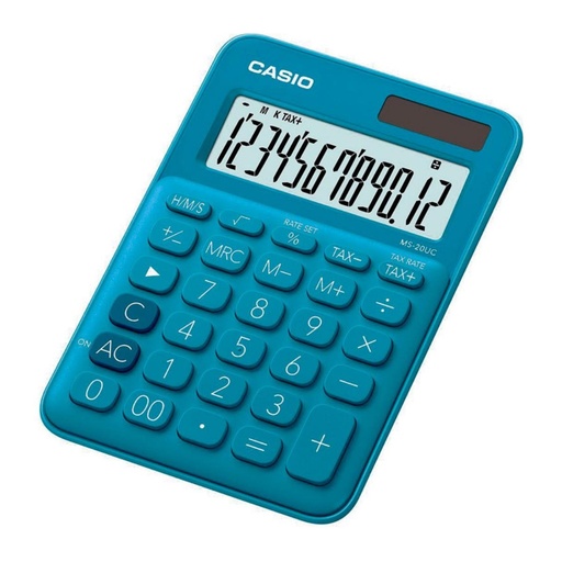 [247856] CALCULADORA CASIO MS-20UC AZUL 