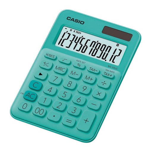 [247857] CALCULADORA CASIO MS-20UC VERDE