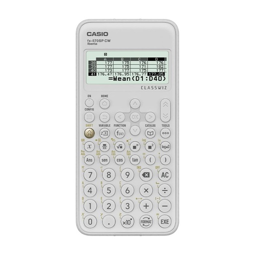 [248290] CALCULADORA CIENTÍFICA CASIO FX-570SP CW BLANCA 