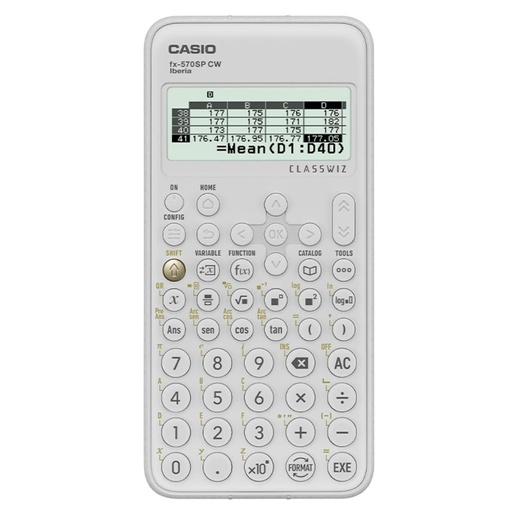 [248290] CALCULADORA CIENTÍFICA CASIO FX-570SP CW BLANCA 