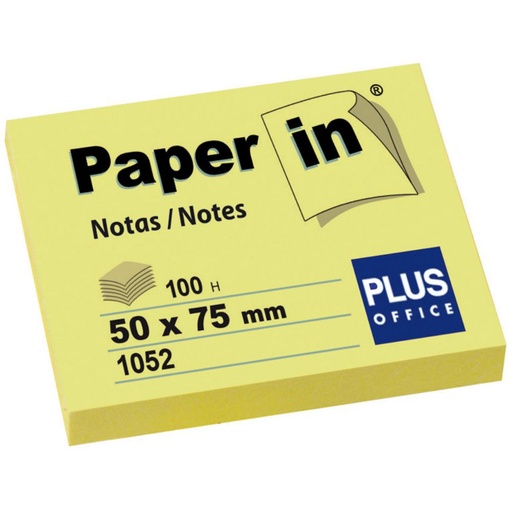 [001628] NOTA ADH.PAPER-IN 50X75 AMARILLO