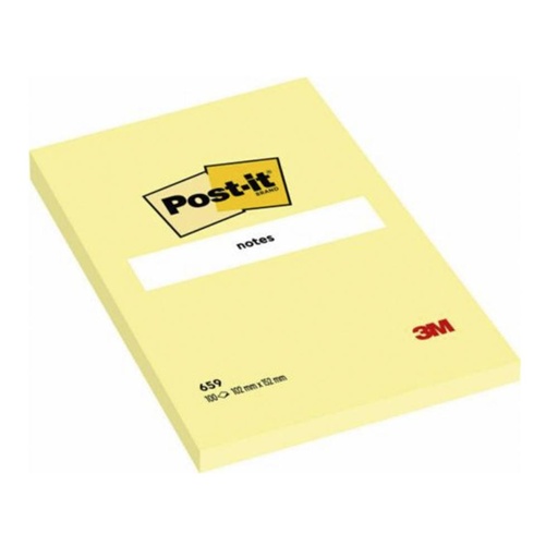 [029267] NOTA ADH.POST-IT 102X152 AMARILLO