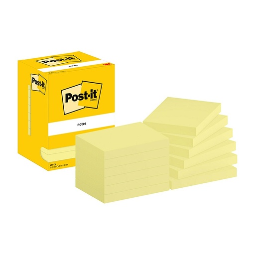 [029763] NOTA ADH.POST-IT 76X101 AMARILLO