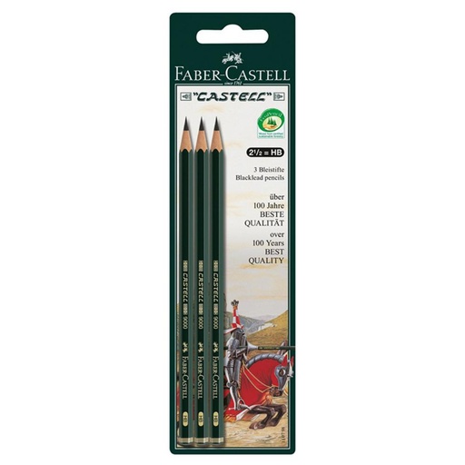 [081397] LÁPICES GRAFITO 9000 HB ECOLÁPIZ BLISTER 3