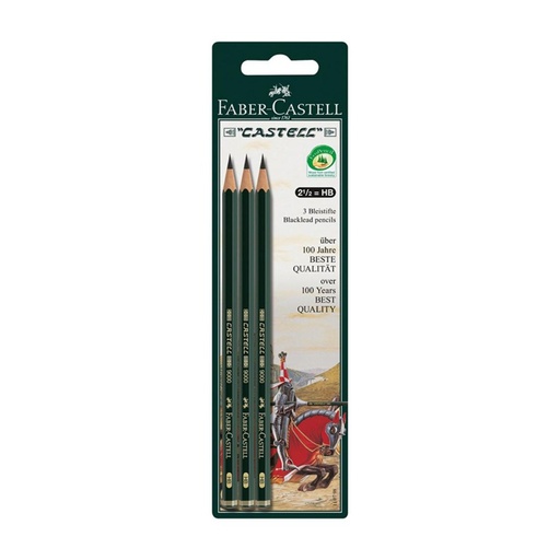 [081397] LÁPICES GRAFITO 9000 HB ECOLÁPIZ BLISTER 3