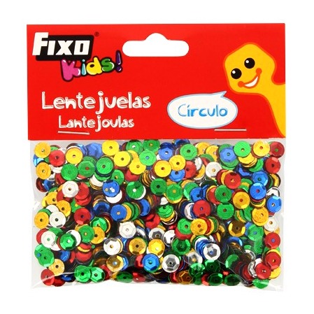 [825810] LENTEJUELAS FIXO KIDS 20 GR CÍRCULOS METALIZADOS