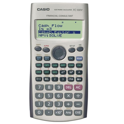 [248334] CALCULADORA FINANCIERA CASIO FC-100V 