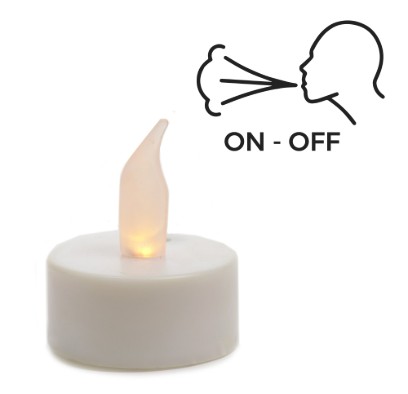 [825852] VELAS LED 7CM PILAS
