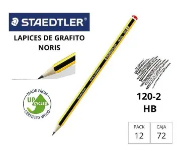 [080041] LÁPIZ DE GRAFITO STAEDTLER NORIS 120– HB CABEZA  ROJO
