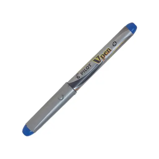 [119389] PLUMA PILOT V PEN SILVER AZUL 