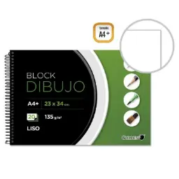 BLOC DIBUJO GOLDEN A4 135 G/M² ESPIRAL LISO