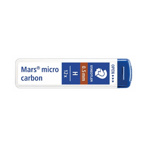 [119712] MINAS MARS MICRO GRAFITO 0,5MM H TUBO 12 UDS  STAEDTLER