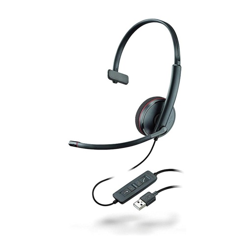 [220726] AURICULAR POLY PLANTRONICS BLACKWIRE HPC3210-BULK USB-A/C BULK