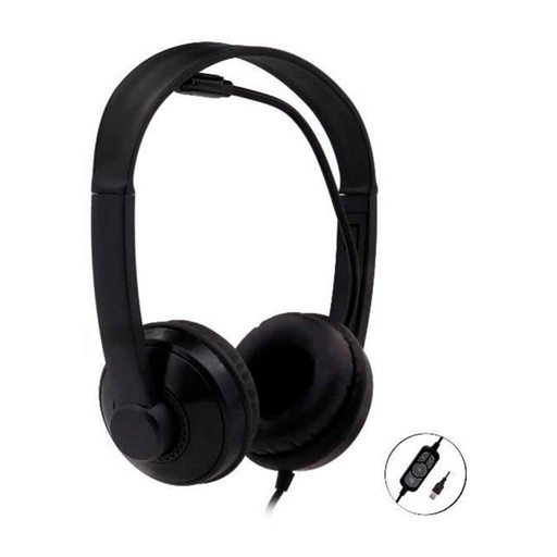 [220918] AURICULARES LOGITECH H111 + MICRO NEGRO