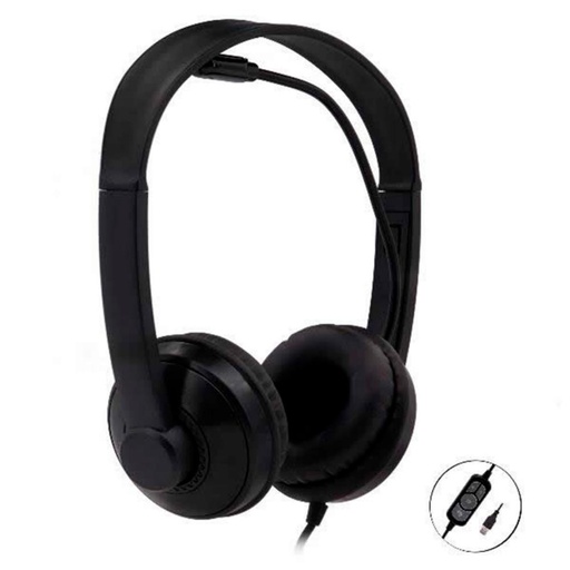 [220918] AURICULARES LOGITECH H111 + MICRO NEGRO