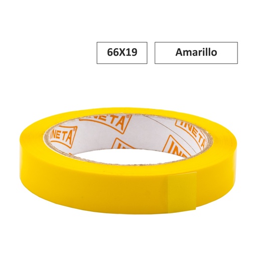 [825634] CINTA ADHESIVA 66X19 AMARILLO
