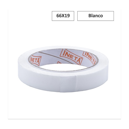 [825633] CINTA ADHESIVA 66X19 BLANCO