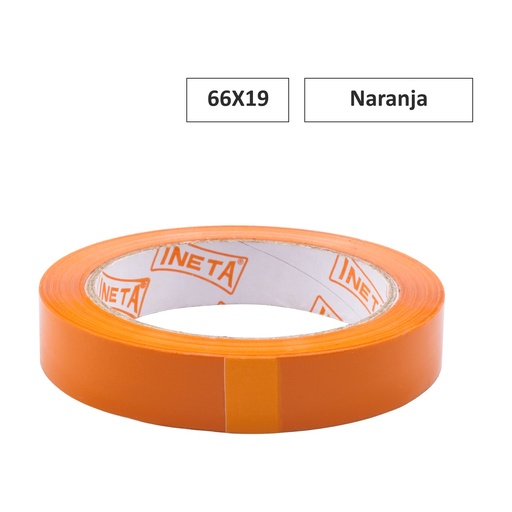 [825635] CINTA ADHESIVA 66X19 NARANJA