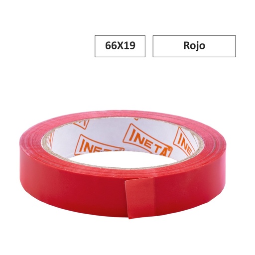 [825636] CINTA ADHESIVA 66X19 ROJO